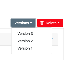versions action button