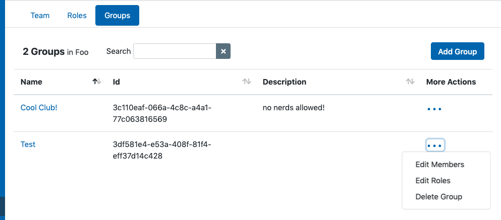 Elipses in groups tab