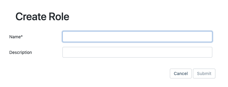 Role creation screencap