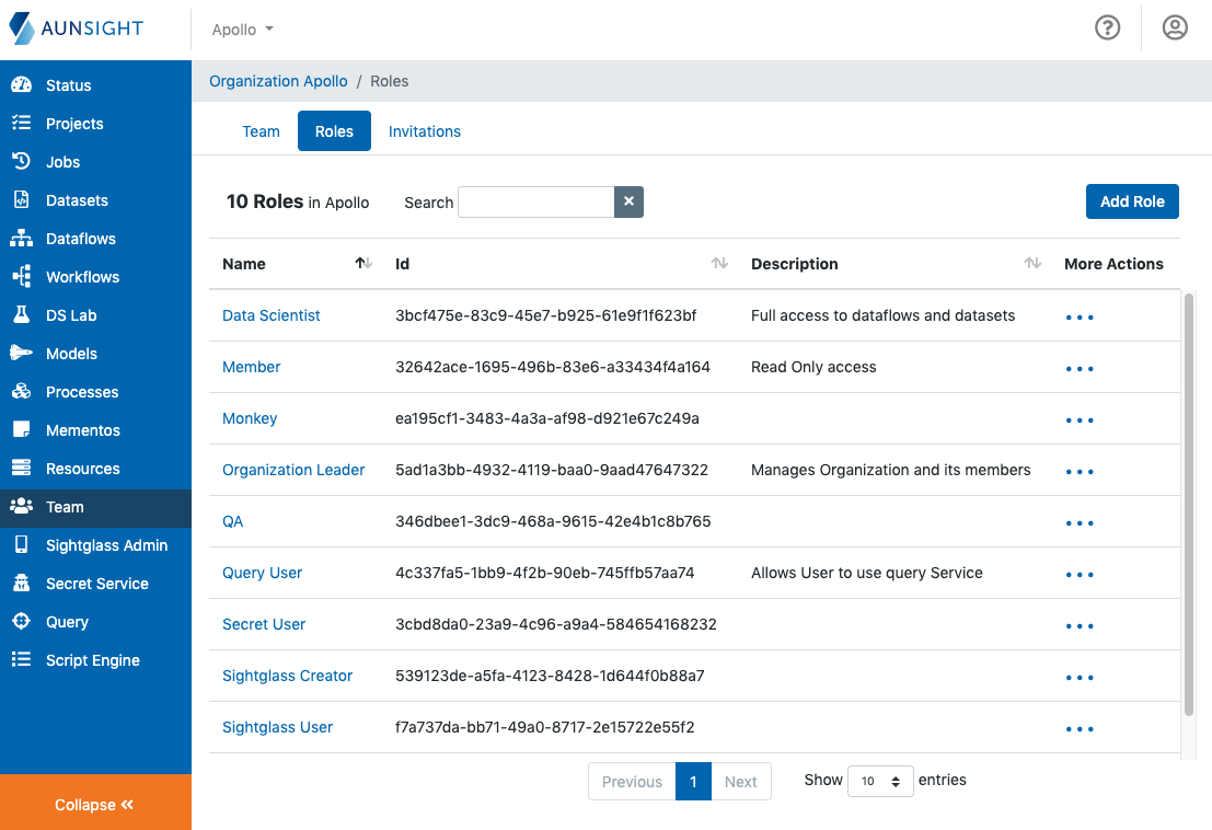 view roles screencap