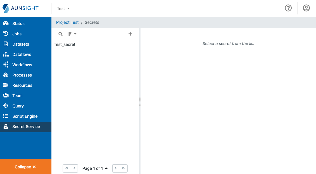 Secret Service Workspace