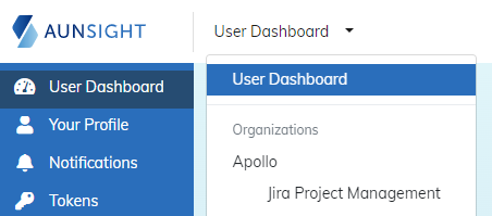Web UI context selector